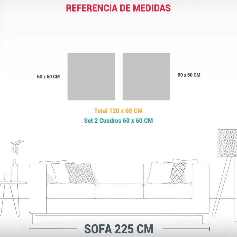 Pinturas Decorativas Al óleo Estilo Puntillismo 120x60 Cm-1
