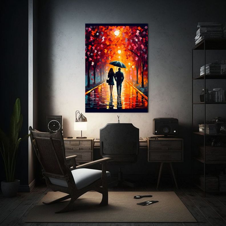 Cuadro Decoración Espacio Estilo Leonid Afremov 30x40cm-2