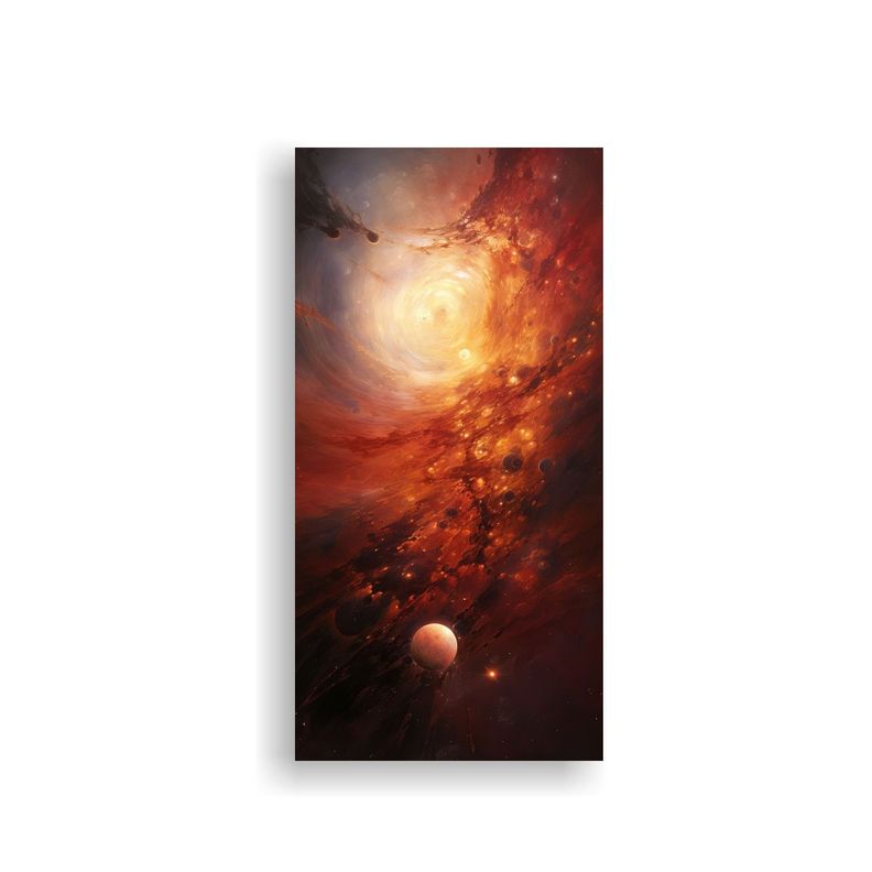 Cuadro Abstracto Lienzo Impreso Living Abstract 60x120cm-0