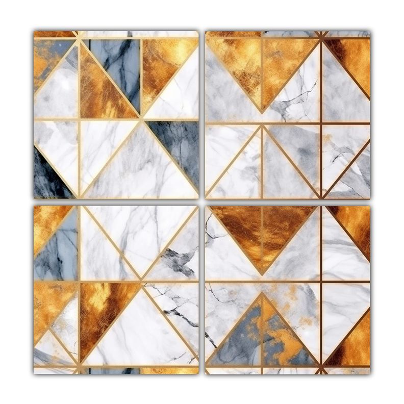 Cuadriptico Concepto Contraste Kauka Marmol 80x80 Cm