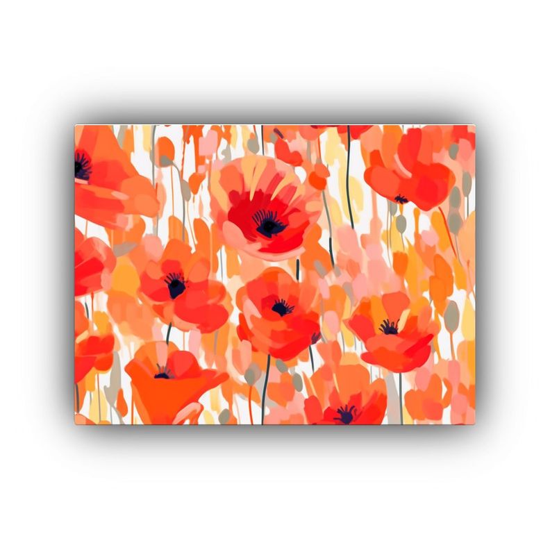 Cuadro Floral Moderno Estilo Fauvismo Para Decoración Del C 45x30cm-0