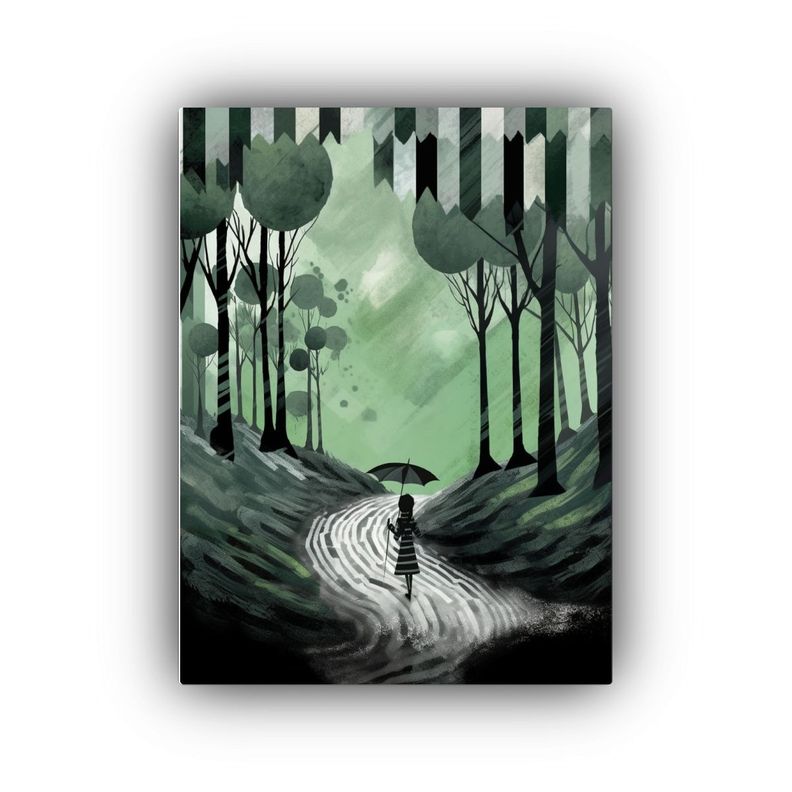 Lienzo De Tela Creativa Living Imagen Abstracta 30x45cm-0