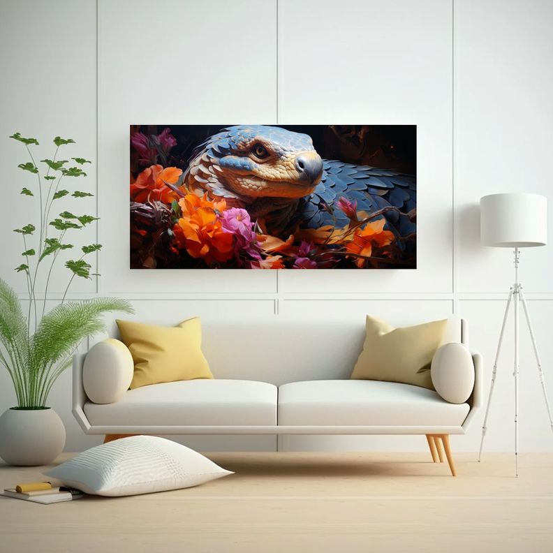 Lienzo Decorativo Estilo Pintura Al Estilo óleo 100x50cm-2