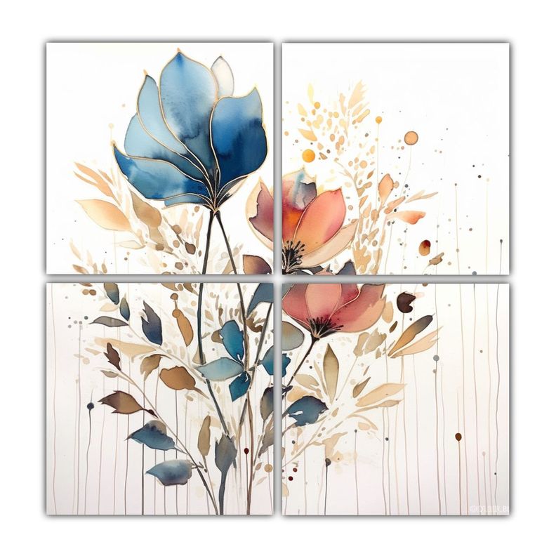 Pinturas Decorativas De Arte Visual Botanico 40x40 Cm