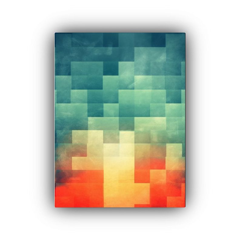 Lienzo De Tela Acuarela Original Para Fondo Vacío De Una Ap 50x65cm-0