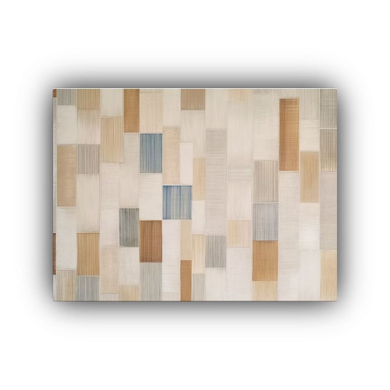 Cuadro Decorativo En Papel Pintado A Cuadros 30x20cm