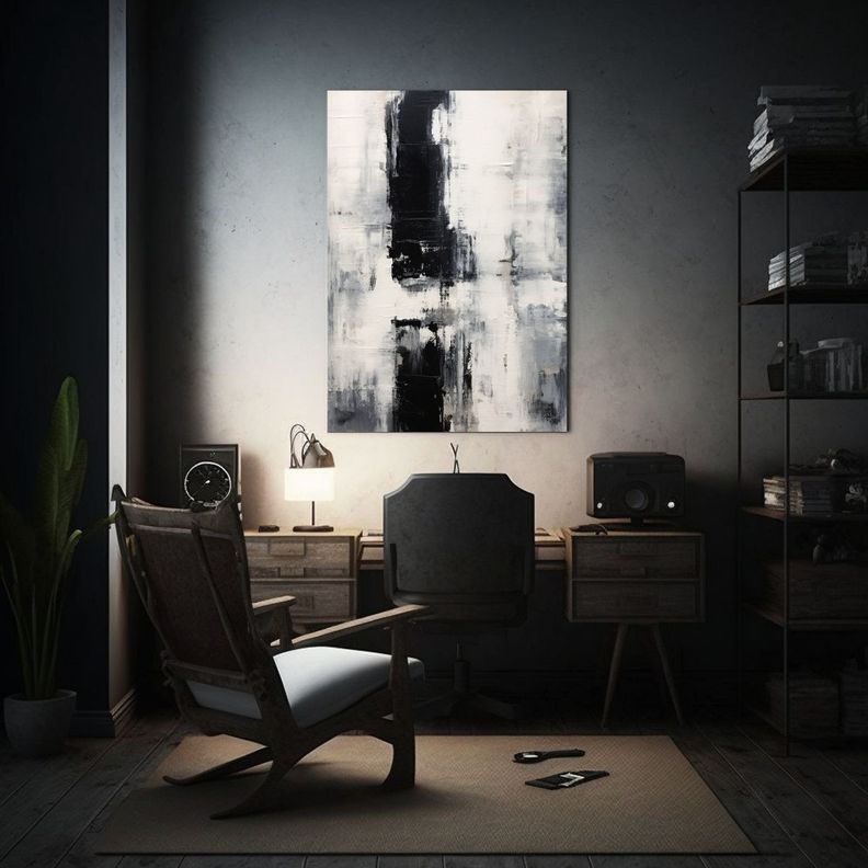 Pintura Al óleo De Movimiento Surrealista Estilo 50x75cm-2