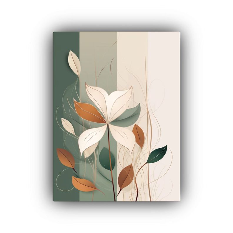 Cuadro Decorativo Riqueza Visual Arte Botanico 30x40cm