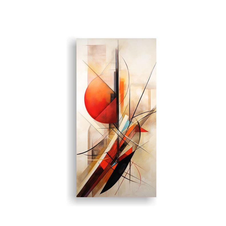 Cuadros Abstractos Modernos Para Living Lienzo 70x140cm-0