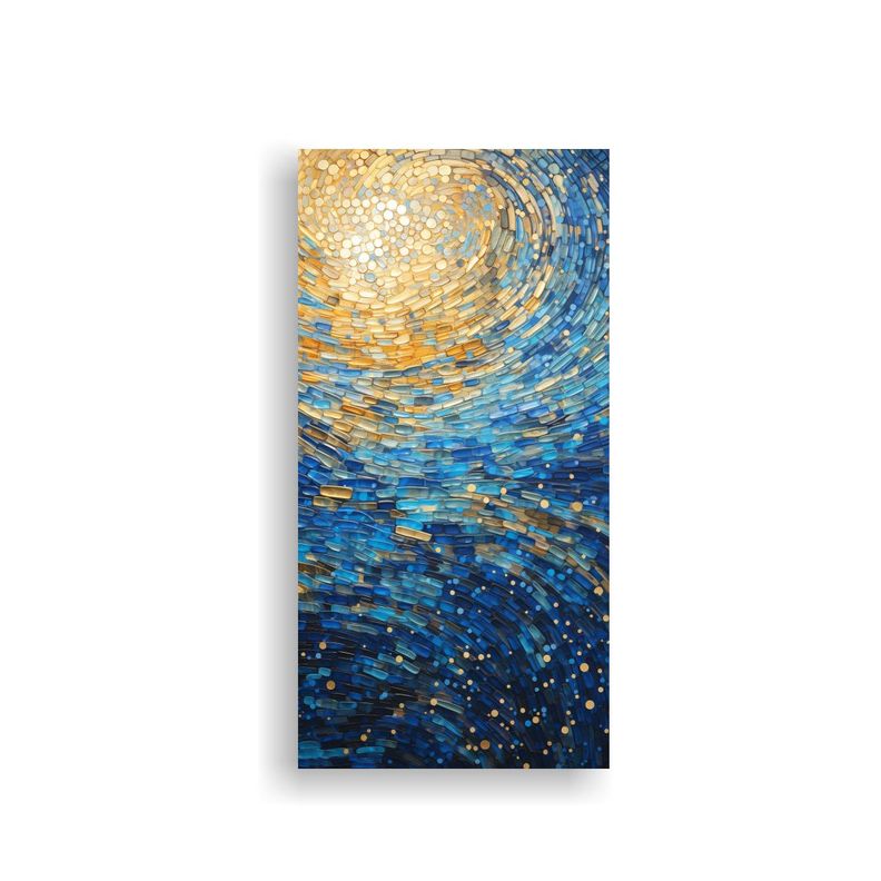 Pinturas Decorativas Estilo Luminoso Puntillismo 30x60cm-0