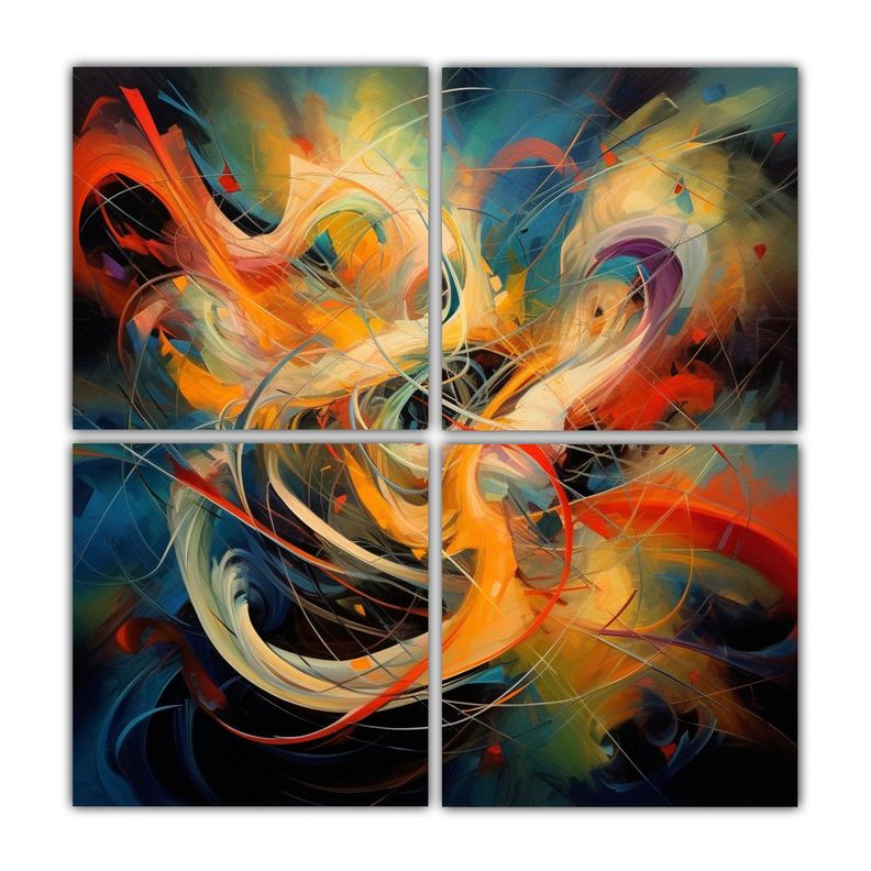 Artes Pared Concepto Protagonismo Arte Abstracto 40x40 Cm
