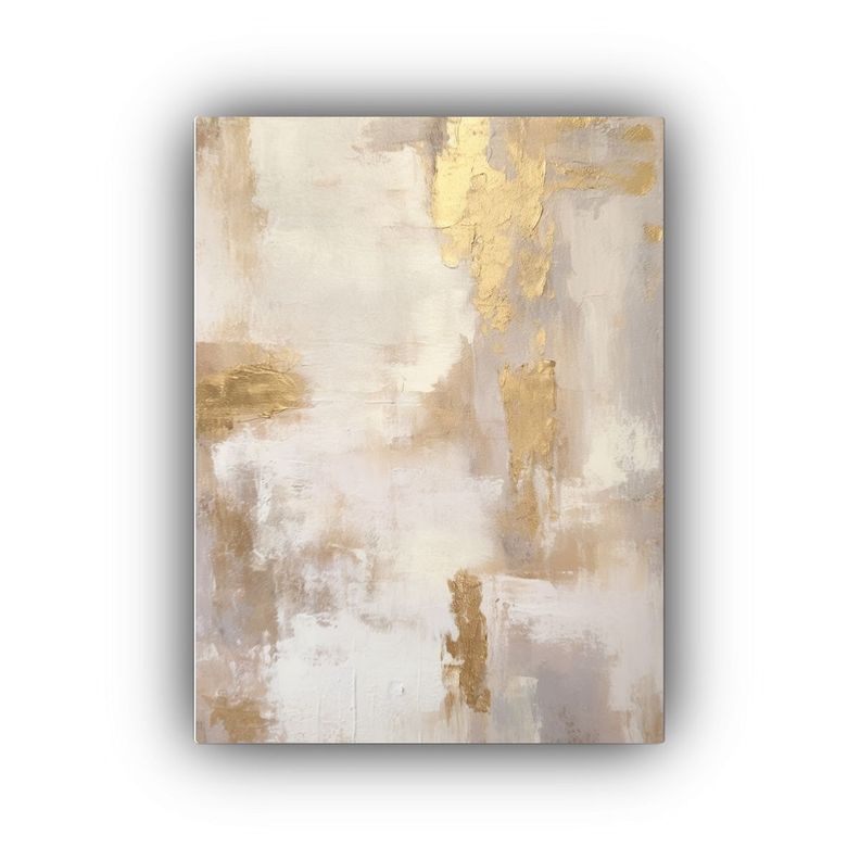 Pintura Abstracta Acrílica De La Naturaleza Viva 20x30cm-0