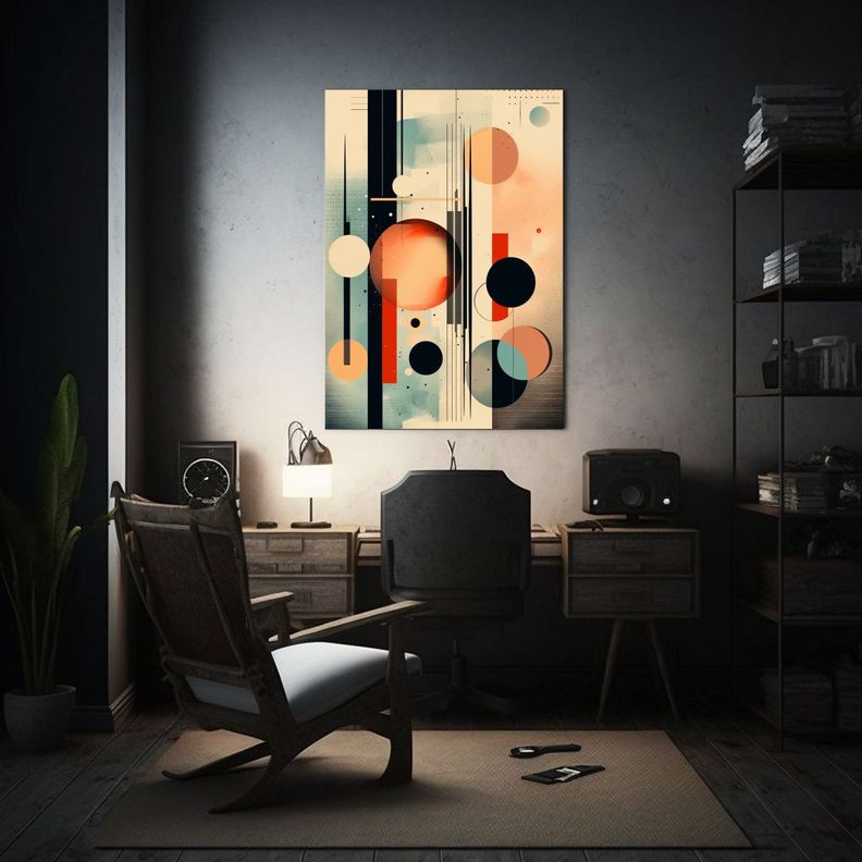 Cuadro Abstracto Cuadro Para Cuarto 80x120cm-2