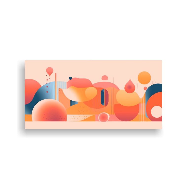 Cuadro De Arte De Pared En Estilo Google Cuadroes 40x20cm-0