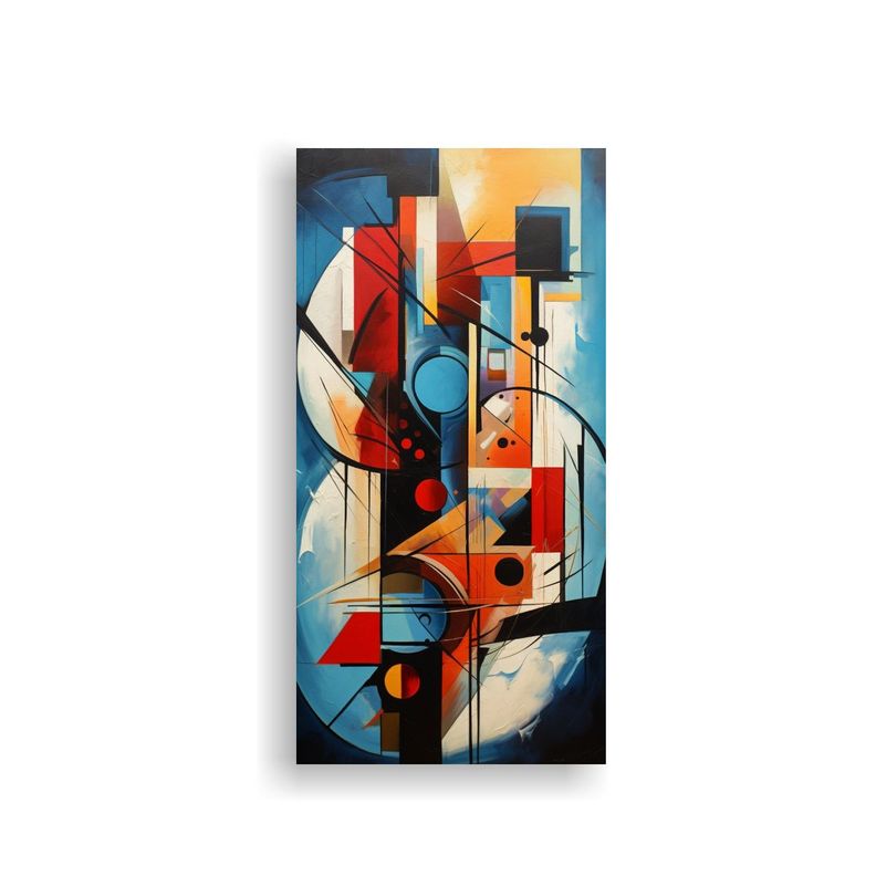 Pintura Decorativa Con Efecto Visual Manchas 40x80cm-0