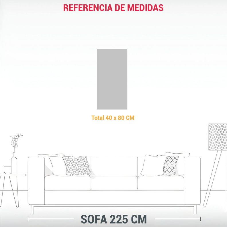 Pintura Decorativa Con Efecto Visual Manchas 40x80cm-1