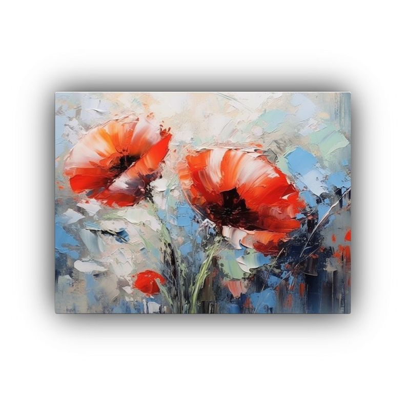 Pintura Al óleo De Flores Estilo Taras Lobod 120x80cm-0