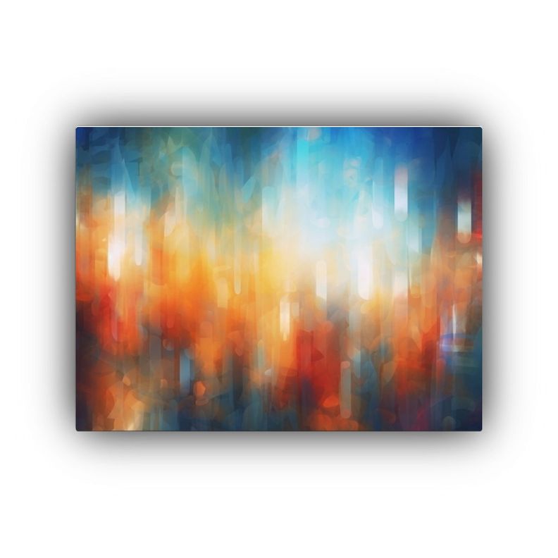Cuadro Abstracto Para Sala: Fondo Difuminado 50x40cm-0