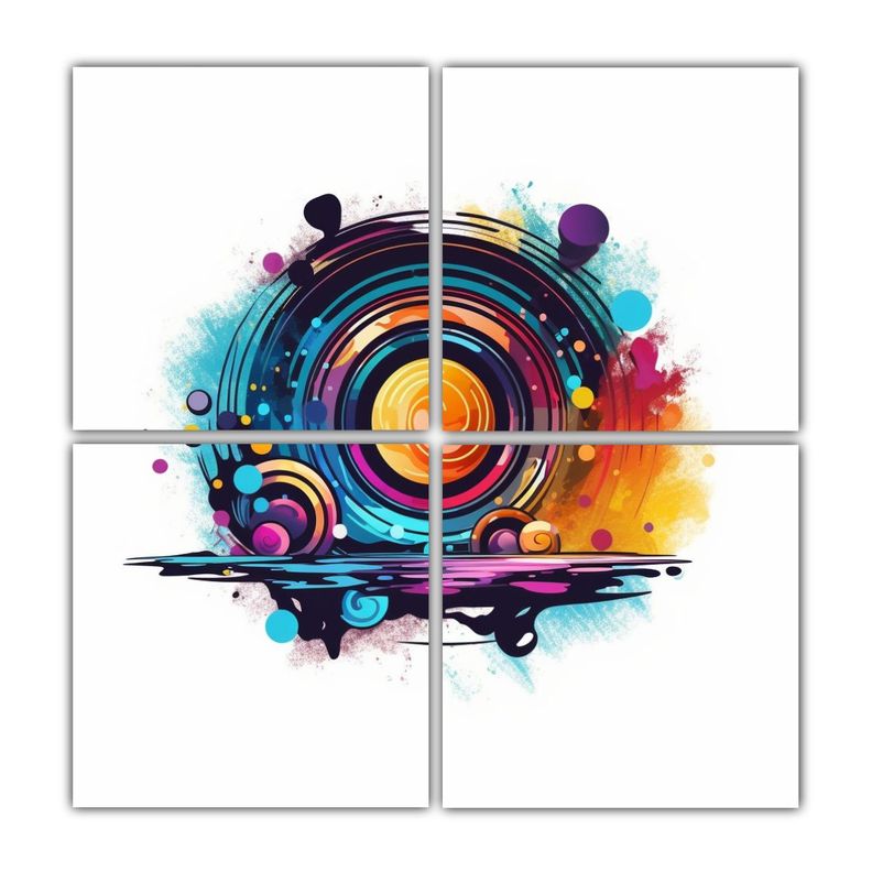 Cuadros Decorativos Multimedia De Impacto Visual 100x100 Cm