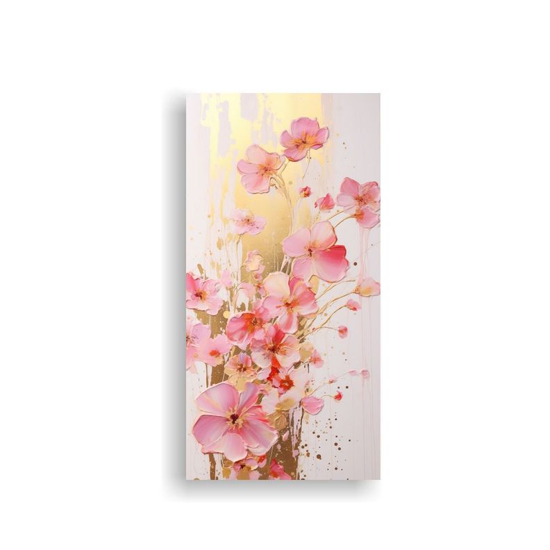 Pintura Acrílica De Alta Calidad En Lienzo 30x60cm-0