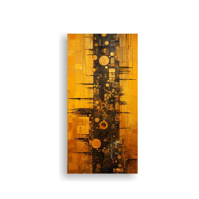 Cuadro Impreso Calma Arte Abstracto En Lienzo 60x120cm-0