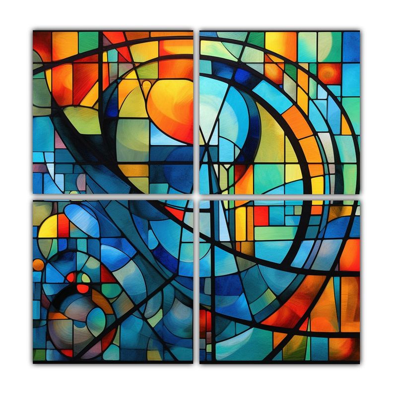 Artes De Pared Abstractas Decorativas Con Diseno 100x100 Cm