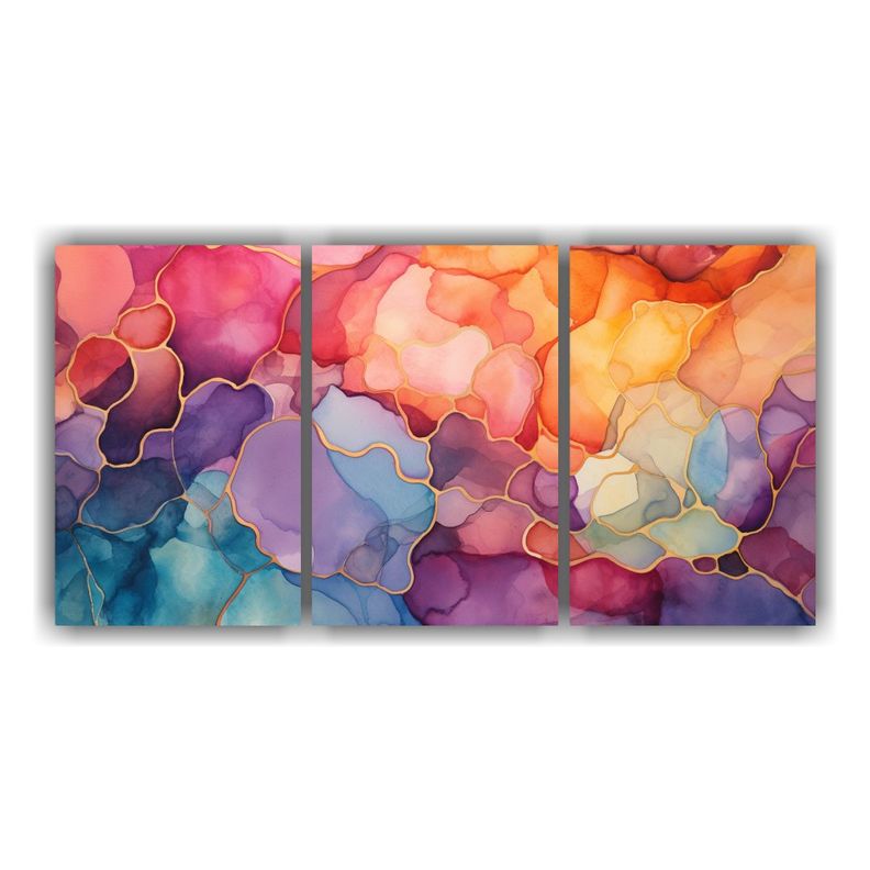 Pinturas Decorativas Vintage En Tonos Armónicos: 180x90 Cm-0