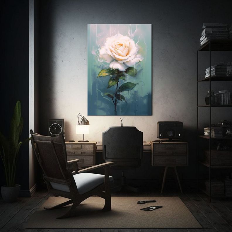 Cuadro De Pared Con Un Espectacular Arte Lineal 50x65cm-2