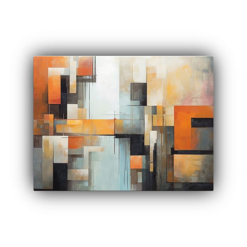 Pinturas Al óleo Surrealistas Minimalistas En Lienzo Con Ga 50x40cm-0