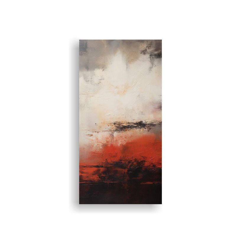 Pintura Abstracta Armónica Contemporánea 50x100cm-0