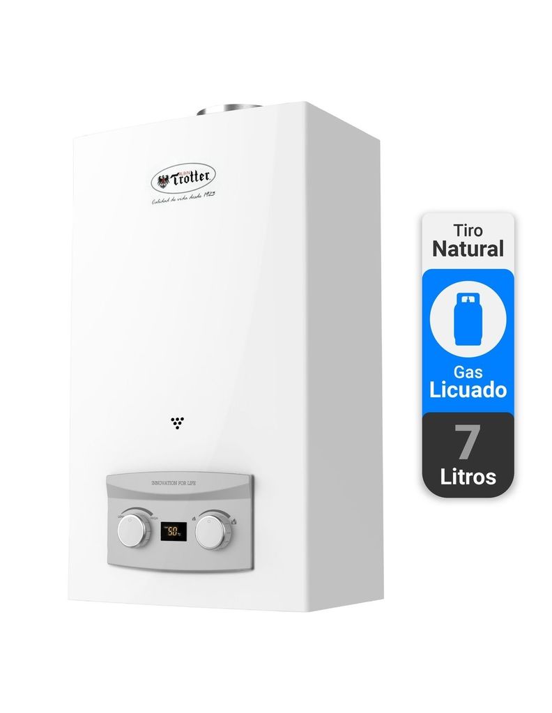 Calefont Tiro Natural 7 litros Gas Licuado-0