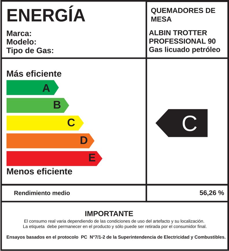 Encimera Professional 90 Gas Licuado-1