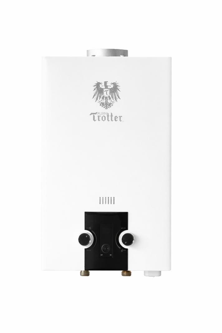 Calefont Albin Trotter 8 Litros Tiro Natural Gas Licuado N24 Blanco