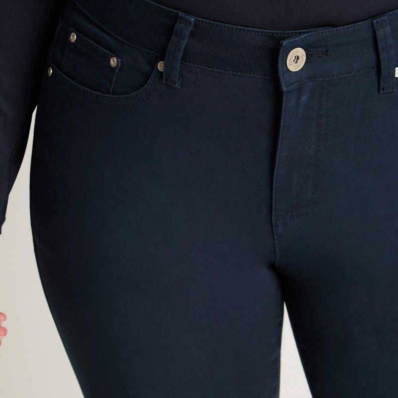 Jeans Recto 5 Bolsillos Azul-2