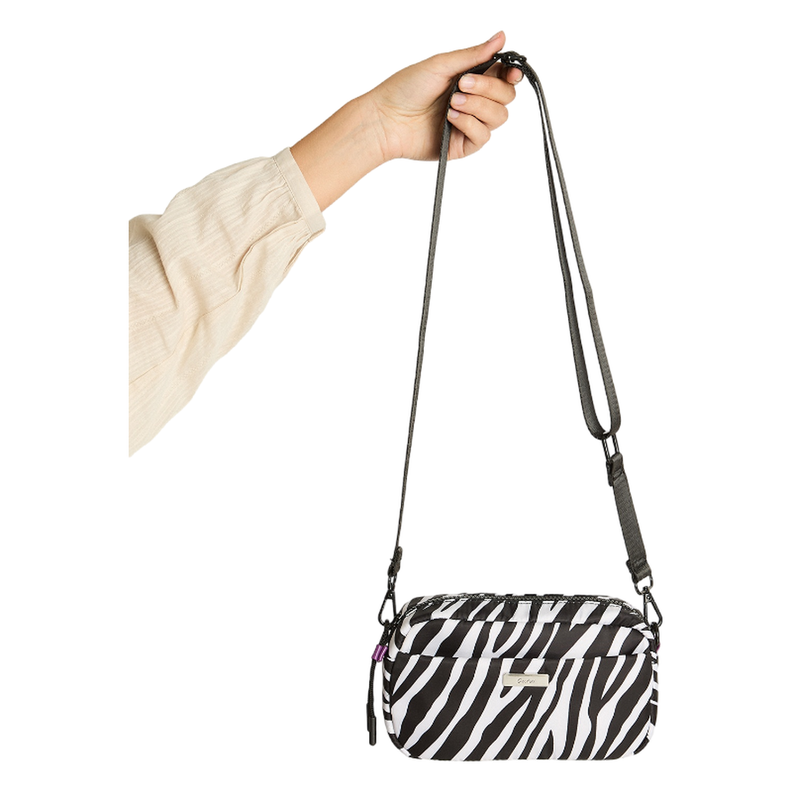 Cartera Bandolera Animal Print Negro-0