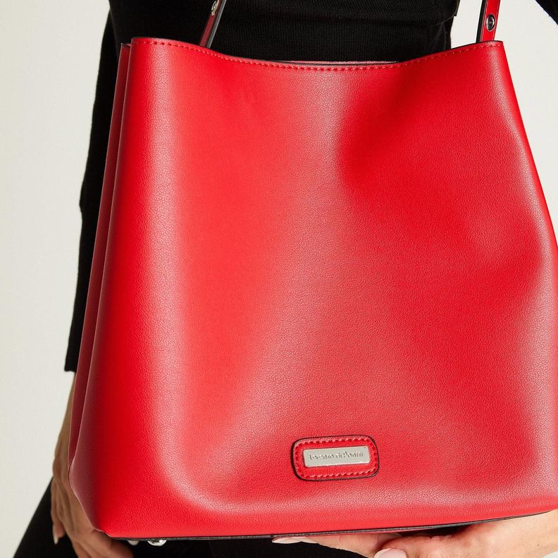 Cartera Rigida Con Un Strap Rojo-2