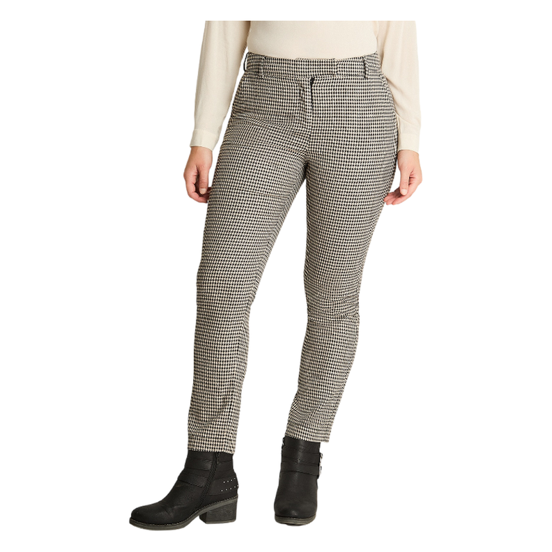 Pantalón Slim Print Crudo-0