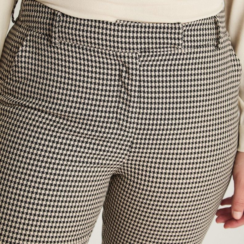 Pantalón Slim Print Crudo-2