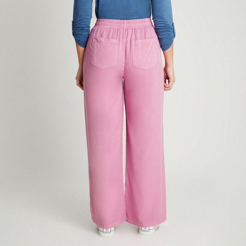 Pantalón Lyocell Lila Palazzo-1