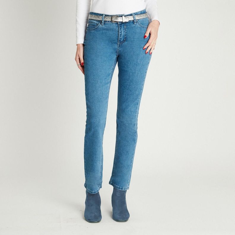 Jeans Slim Push Up 5 Bolsillos-0