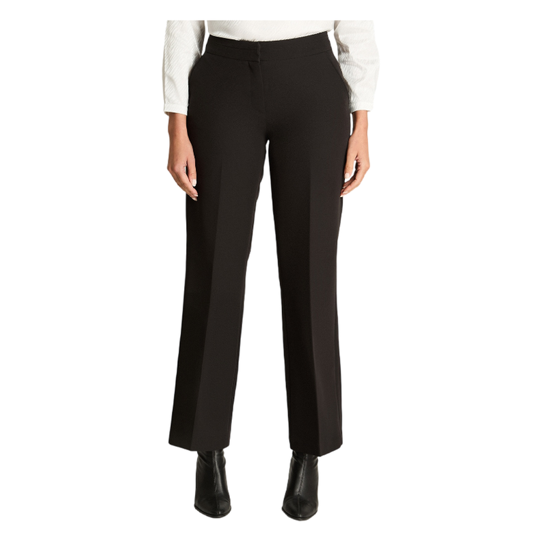 Pantalón Formal Recto Negro-0