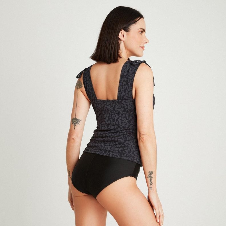 Parte De Arriba Tankini Negro-2