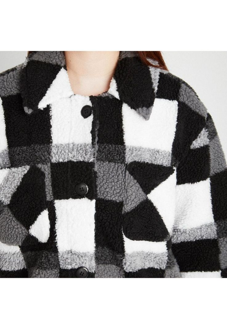 Chaqueta Sherpa Negro-2