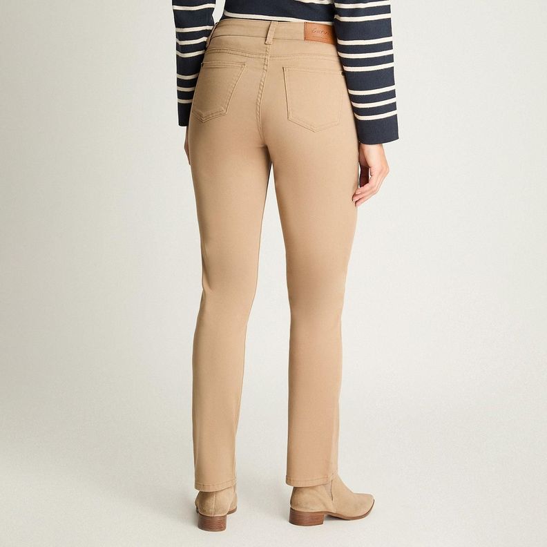 Jeans Recto 5 Bolsillos Camel-1