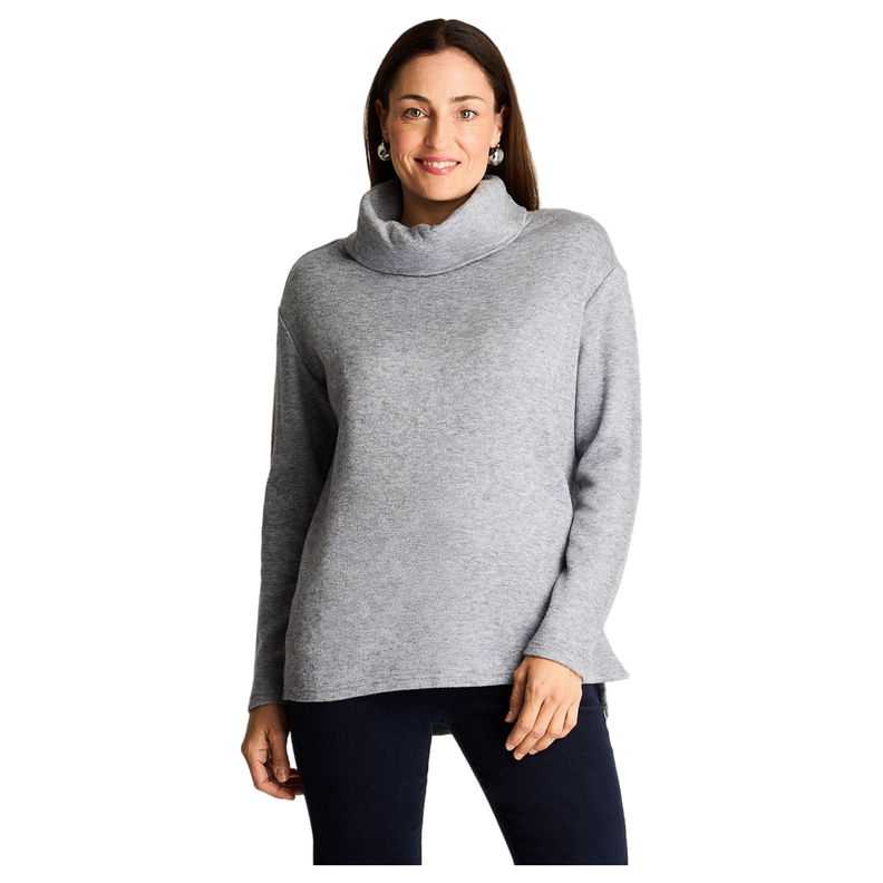 Polera Lanilla Manga Larga Cuello Bote Indigo-4
