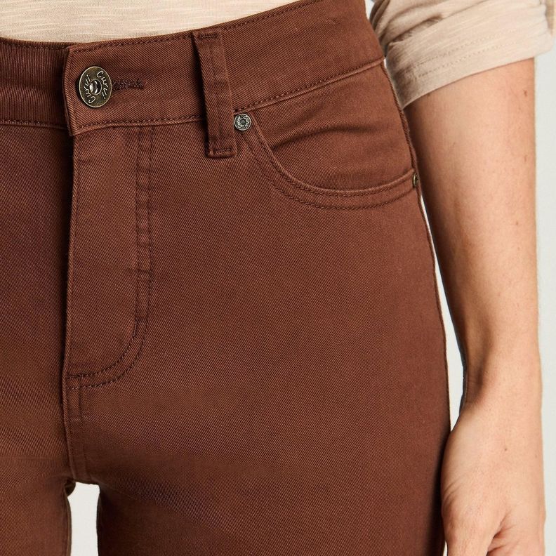 Jeans Recto 5 Bolsillos Café-2