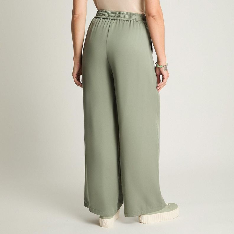 Pantalón Lyocell Verde-1