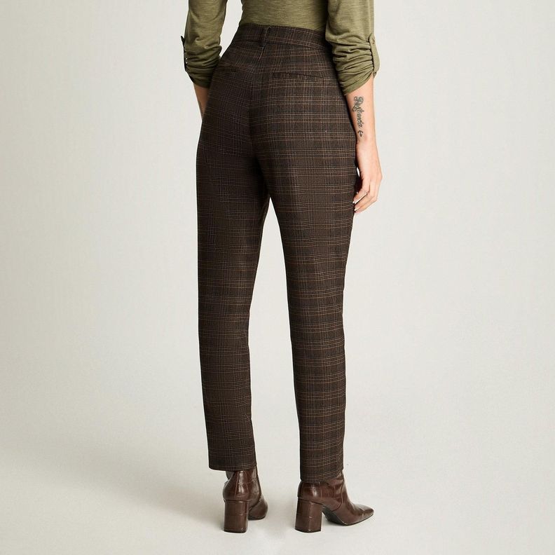 Pantalón Slim Print Café-0