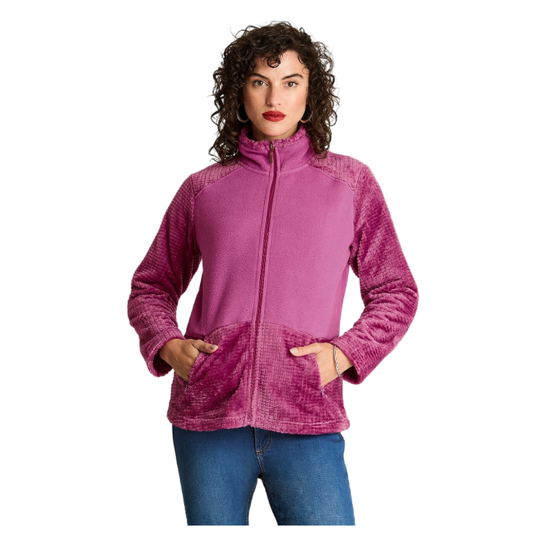 Polerón Manga Larga Polar Básico Magenta-0