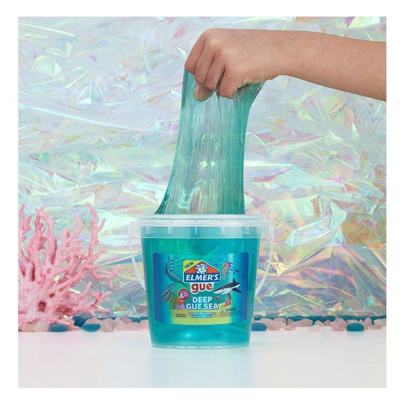 Kit Slime Gue Deep Sea Deluxe Elmer's Balde 710 ml-4